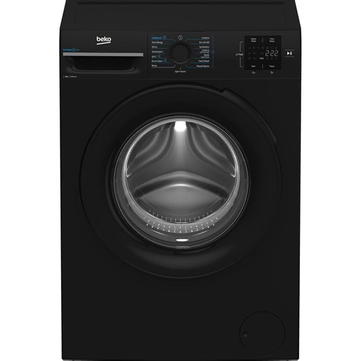 Beko EnergySpin™ BM3WT3941B 9kg Washing Machine with 1400 rpm - Black - A Rated #406223 | ElekDirect