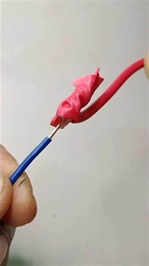 Twisting techniques for Single- core and Multi-core cable#shorts#diy#trending#wireworks