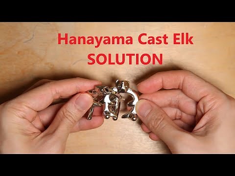 How to solve the Hanayama Cast Elk - Solution