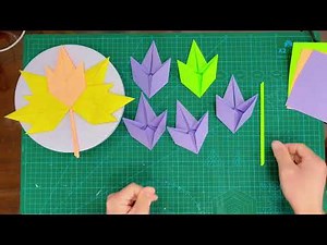 Create an AMAZING Maple Leaf with ORIGAMI Paper Fold NOW