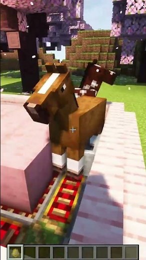 💡 How to make a working carousel in Minecraft?Of course, if you don't feel sorry for the horses