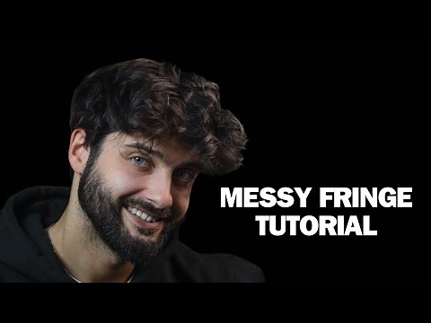 HOW TO STYLE A MESSY FRINGE! | VIRAL TIKTOK HAIRSTYLE | MENS TEXTURED FRINGE HAIRSTYLE 💇🏻‍♂️