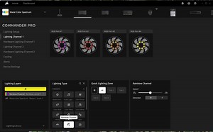 How do I get the Default RGB Pattern Back on my iCUE4000X?