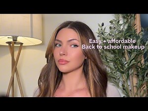 *AFFORDABLE* Back to school makeup tutorial 🫶🏻