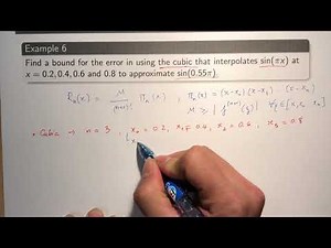 T1e6 - Error approximation: function interpretation
