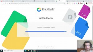 Node.js Googe Drive API Tutorial to Allow Others to Upload Files Directly Using WebRTC P2P in JS