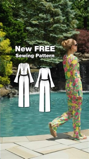 Resort Set FREE Sewing Pattern! Ready to sew your summer statement?