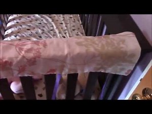 DIY Crib Rail Protector Cover