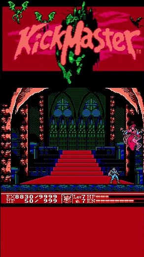 The easiest boss fight in gaming history? Kick Master (NES) #nes #famicom