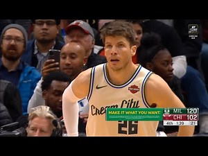 Kyle Korver became the fourth player to make 2,400 3 pointers in NBA history