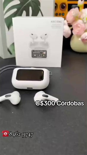 ​¡Dile adiós a sacar el celular! 📱❌ Estos audífonos con pantalla táctil son el futuro. Controla tu música, la cancelación de ruido y revisa la batería directamente desde el estuche. ✨ ​🎧 Lo mejor: ✅ Pantalla LCD a color 🌈 ✅ Cancelación de Ruido Activa (ANC) 🤫 ✅ Control de llamadas (ENC) 📞 ✅ Batería de larga duración 🔋 ​¡El gadget que todos van a querer este año! 🔥👇8462-9747 para más información escríbeme al WhatsApp ✨️ 📍Delos semáforos dela tenderi 20vrs alago 20vrs abajo contigo al aut