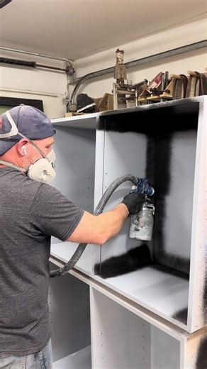 Not everything goes as planned but the pantry cabinets are coming along. #woodworking #woodshop #woodworkingproject #cabinetpaint #diy