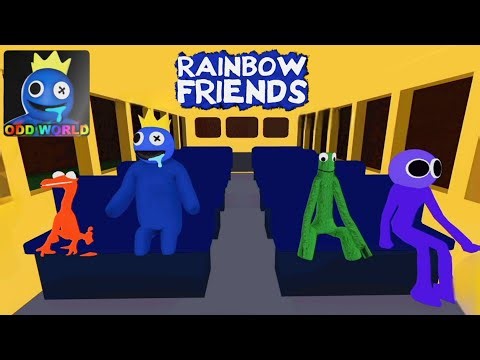 Playing As Blue Green Orange And Purple In Rainbow Friends Full Gameplay