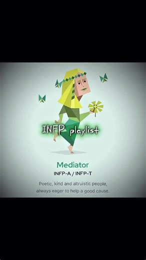 Personality Database on Instagram: "INFP songs — INFP Playlist 🎧 ‘ Follow for more MBTI content 🔎 ‘ Meet new friends on Pdb App ☘️ #mbti #mbtimemes #mbtitypes #mbtipersonality #mbtimeme #16personalities #intj #intp #infp #infj #entp #enfp #personalitytype #istp #isfp #estp"