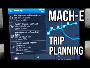 Mach-E EV Road Trip Planning Tools