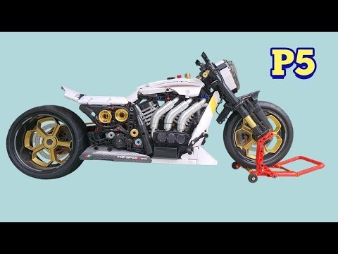 Disassemble the Lego Motorcycle Pieces Part 5