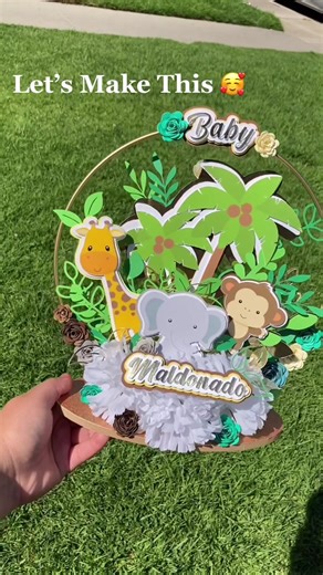 Baby Neutral Centerpieces Ideas with Cricut Explorer 3 | Crafts Tutorial