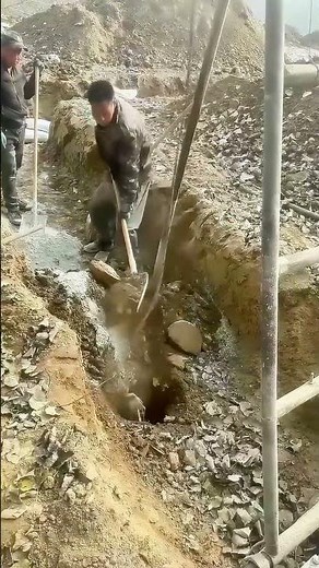 Live Shot: Full Piling Process at Site, Worker’s Skilled & Steady Moves