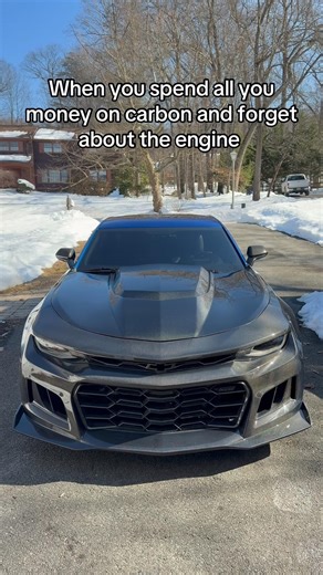 Cam the 🌎 #camaro #carbonfiber #camarozl1 #chevy #cammed #supercharged #v8 #cars