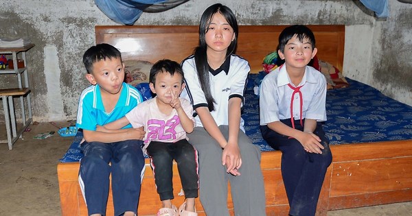 Ba mất, mẹ rời đi, bé gái 16 tuổi làm thuê 150.000 đồng/ngày nuôi 3 em thơ