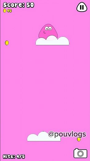 POU FUSCHIA GAMEPLAY FREE FALL #pouvlogs #pou