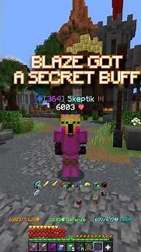 blaze slayer got a SECRET BUFF.. #hypixel #skyblock #minecraft