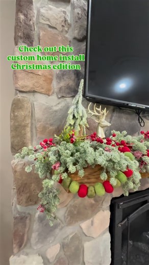 How beautiful is this custom Christmas install?!?! Comment below if you are interested in setting up a custom install for your home. #homedesign #smallbusiness #market116 | Market 116 Home Store | Facebook