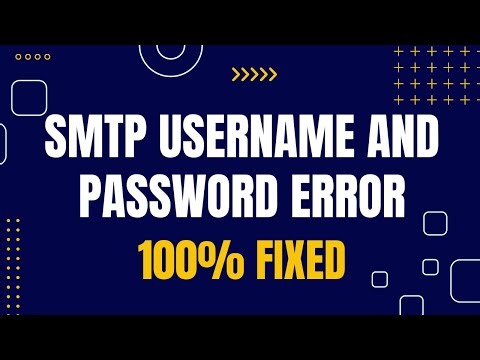 How to fix SMTP Username and Password Error | 100% Fixed SMTP Error in PHPMailer