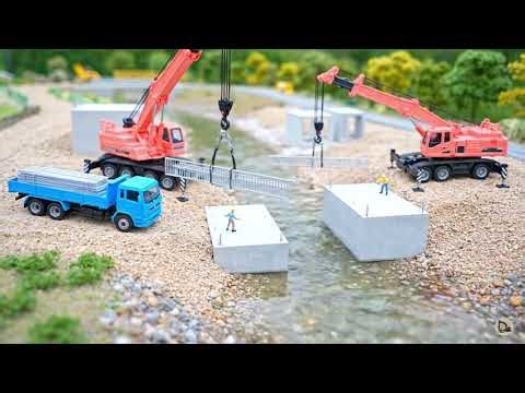 RC Bridge Masterpiece: Stream Crossing Challenge! 🏗️🌉