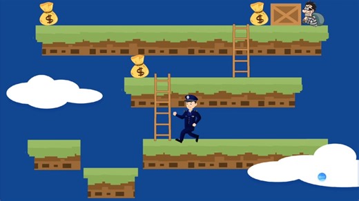 复习必备趣味性ppt课件模板——闯关ppt