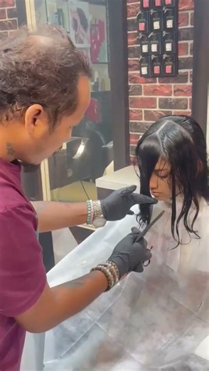 Butterfly Hari cut 🦋. #hairstyle #youtubeshorts #festival #style #girl