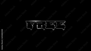 Free ascii animation on black background. Ascii art code symbols with shining and glittering sparkles effect backdrop. Attractive attention promo.