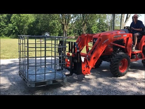 DIY Work Platform For Your Pallet Forks!
