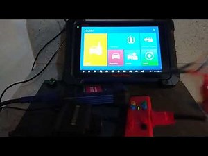 Autel im608 reading EIS to clone key hash on bench using Gbox #autel #programmer