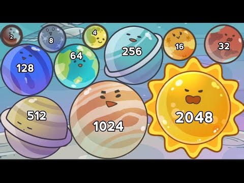 Merge Sun Planets 3D 🌍☀️ | ASMR Gameplay | Planets Evolution 2048 Suika Puzzle (Android iOS)