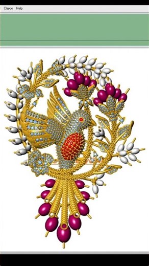 New Pendant Bird Design (CAD) #cad #trending #shorts