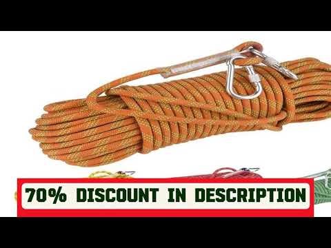 #12mm 30m Outdoor Rock Climbing Escape Rope 12mm Diameter Safety Survival Cord