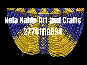 how to make a Zulu beaded traditional vest part1