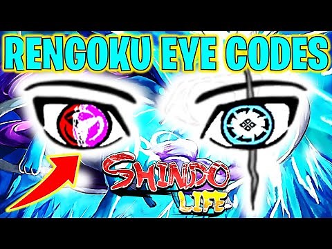 ⭐20 SHINDO LIFE RENGOKU CUSTOM EYE CODES⭐