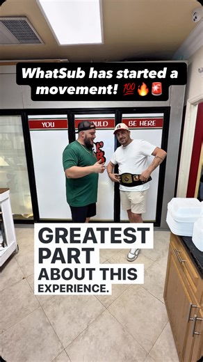 Behind the scenes with the owner of WhatSub Antonio! Quality consistency no matter which location of his you pull up to down here in South Florida! #oooyeacertified #josheatsfl #whatsub #different #passion | Josh Eats FL