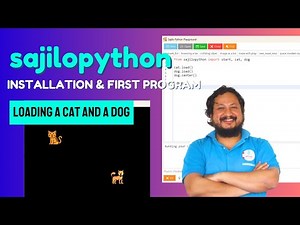 Getting Started with SajiloPython: Install the Library, Load Your First Game Characters! 🐱🐶 #python