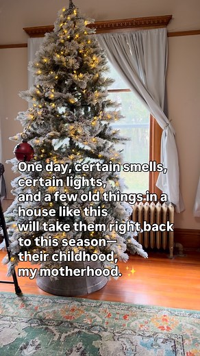Certain smells. Certain lights. Certain antiques. They’ll bring them right back to this season someday — their childhood. But right now, it’s also my motherhood. These quiet, ordinary moments we rush through so often… they’re the ones becoming memories. Living it, feeling it, and making it last a lifetime. 🤍 . . . . . . . . . . #motherhoodmoments #thelittlethingsinlife #farmhouseinspo #oldfarm #homesteadmamas #oldhousedreams #simplelivinglifestyle #oldhomerenovations #oldskills #homesteadmama #