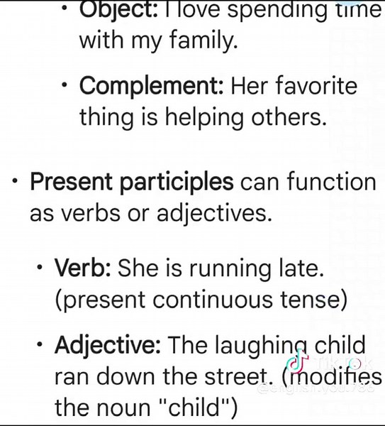 Gerunds and Present Participles Explained