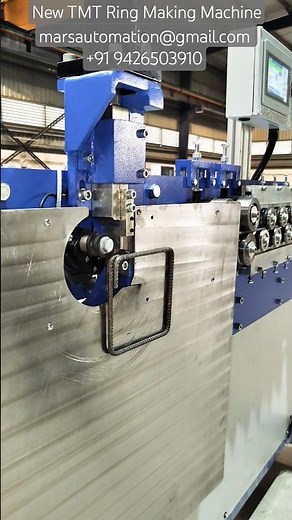 New IOT Based TMT Ring Making Machine, Automatic TMT Ring Making Machine #tmtring #rebarbender #tmt