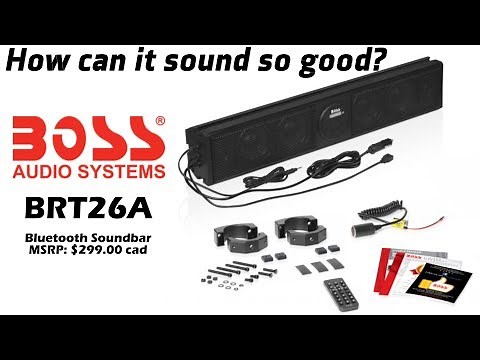 Affordable ATV / UTV Soundbar? Checkout the BRT26A from BOSS audio