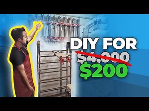 Glue Up Station for Woodworking ($200 Pipe Clamp Rack)