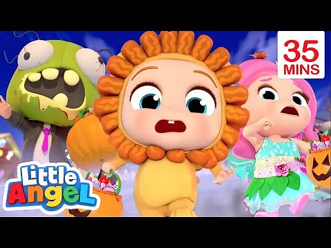 Monsters Everywhere | Halloween Song + More | Little Angel Kids Songs & Nursery Rhymes