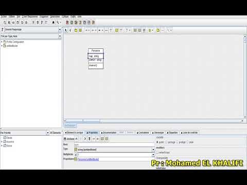 Partie 1 : Créer un diagramme de classe par argoUml