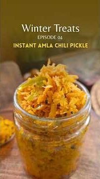 Instant Amla Mirch Ka Achar | Quick & Easy Pickle | Winter Special | #shorts
