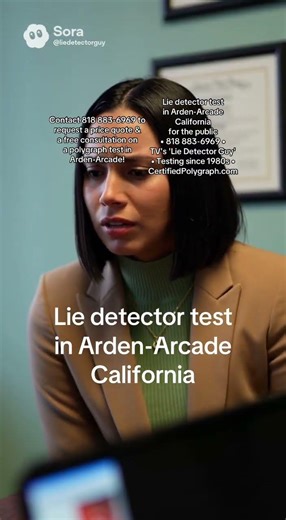 Lie detector test in Arden-Arcade
